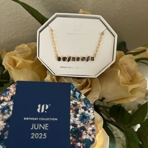 Bomb Party June 2025 Alexandrite Necklace “Just be you” gold plating